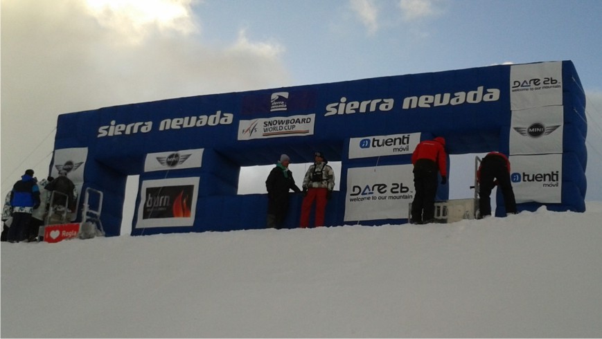 Arco De Meta Hinchable Sierra Nevada