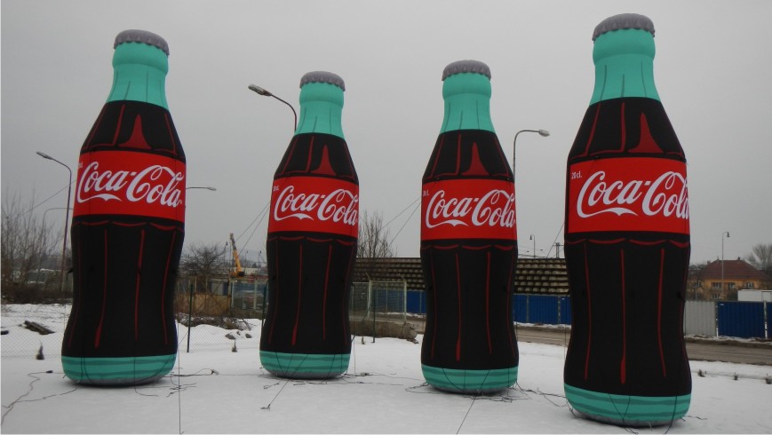 Botella Hinchable Coca-Cola