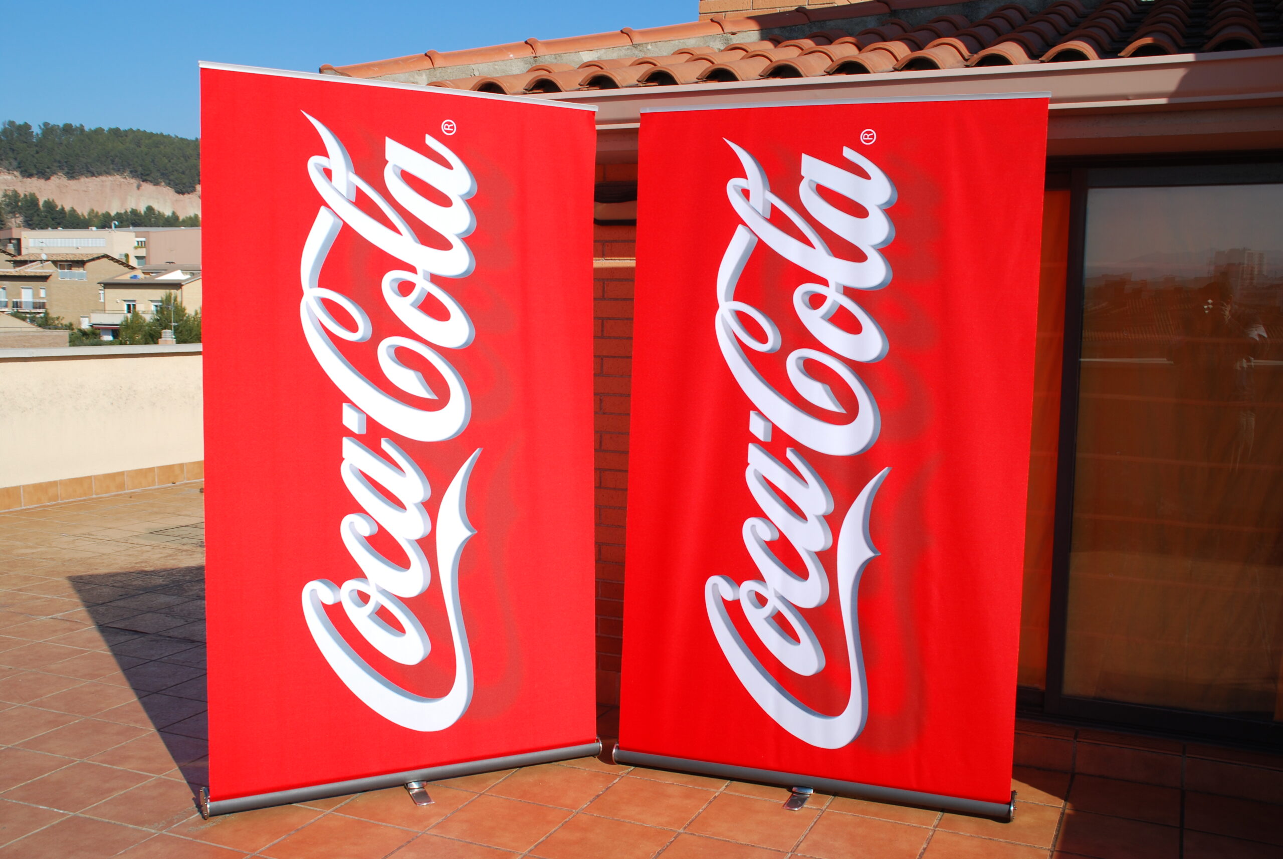 Roll-up COCA-COLA 3D
