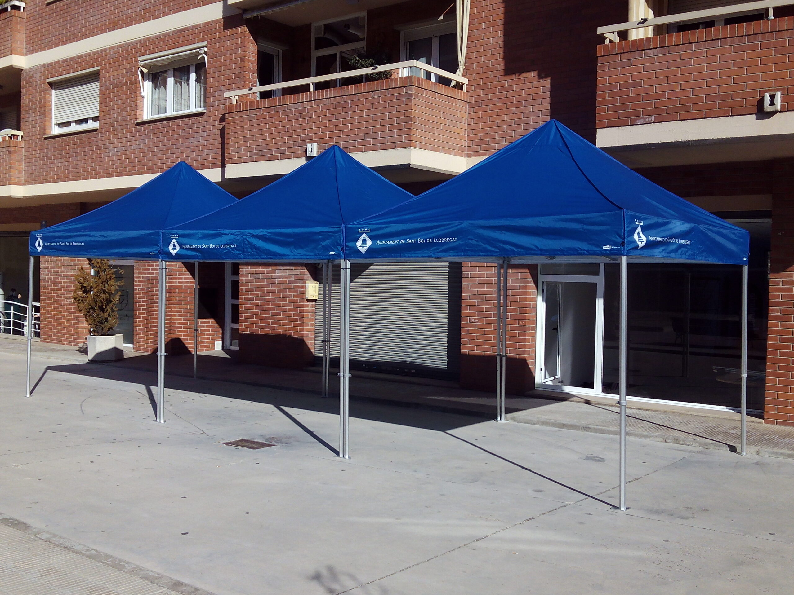 Foldable Tents For The Town Of Sant Boi De Llobregat